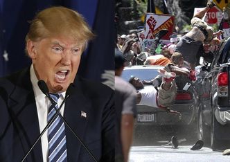 Po naciskach Trump potępił atak terrorystyczny w Charlottesville. "Rasizm jest ZŁEM!"