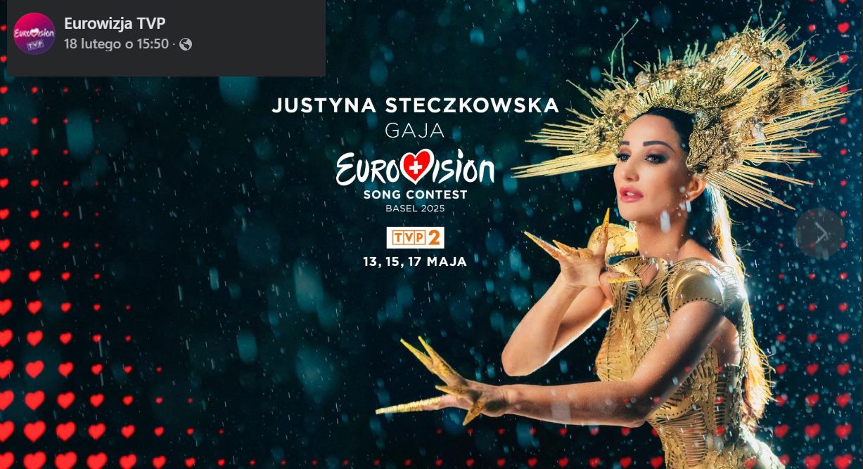 Grafika promująca Eurowizję 2025