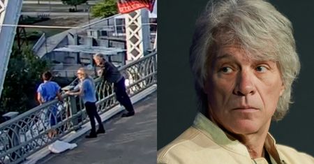 Jon Bon Jovi URATOWAŁ kobietę przed PRÓBĄ SAMOBÓJCZĄ. Dramatyczną sytuację na moście w Nashville zarejestrowały kamery monitoringu