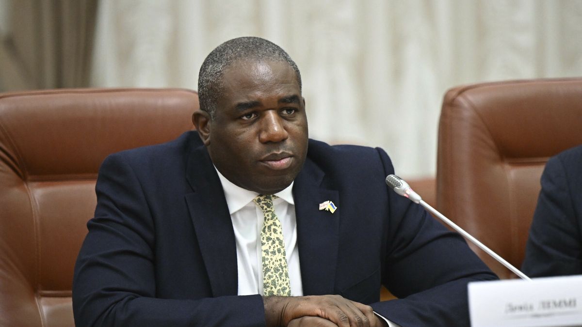 Brytyjski minister spraw zagranicznych David Lammy