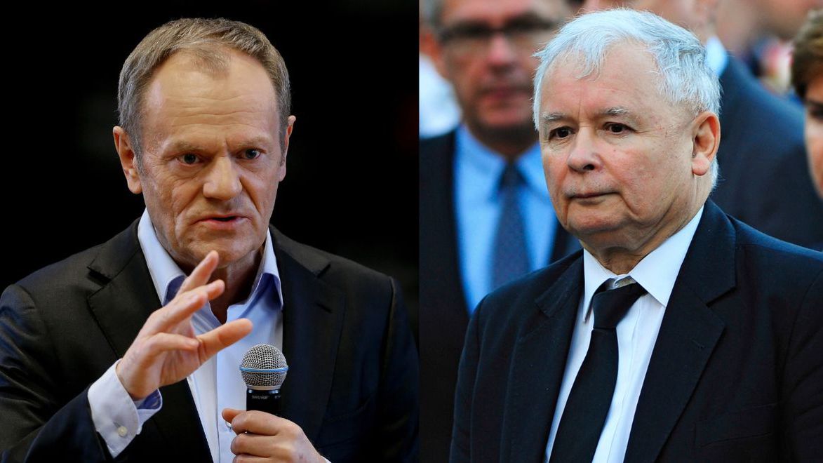 Donald Tusk, Jarosław Kaczyński 