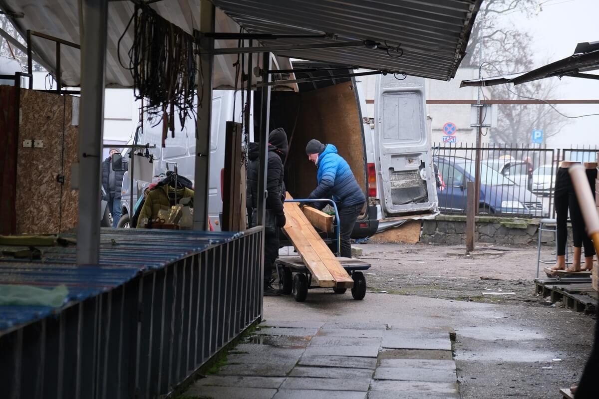 Likwidacja stoisk handlowych na targowisku przy ul. Ruskiej w Lublinie