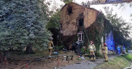 Tragiczny pożar kamienicy w Lublinie. Dwie osoby nie żyją