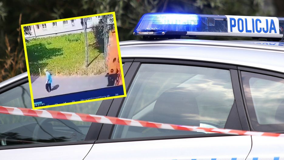 Moment wypadku zarejestrowała kamera monitoringu