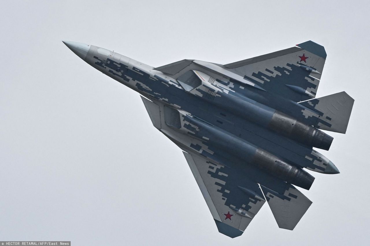 Russian Su-57 fighter jet