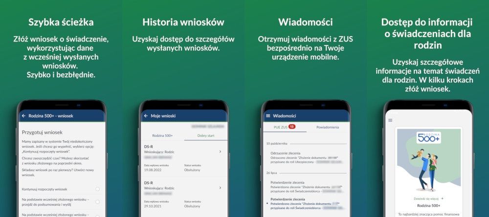 mZUS screeny