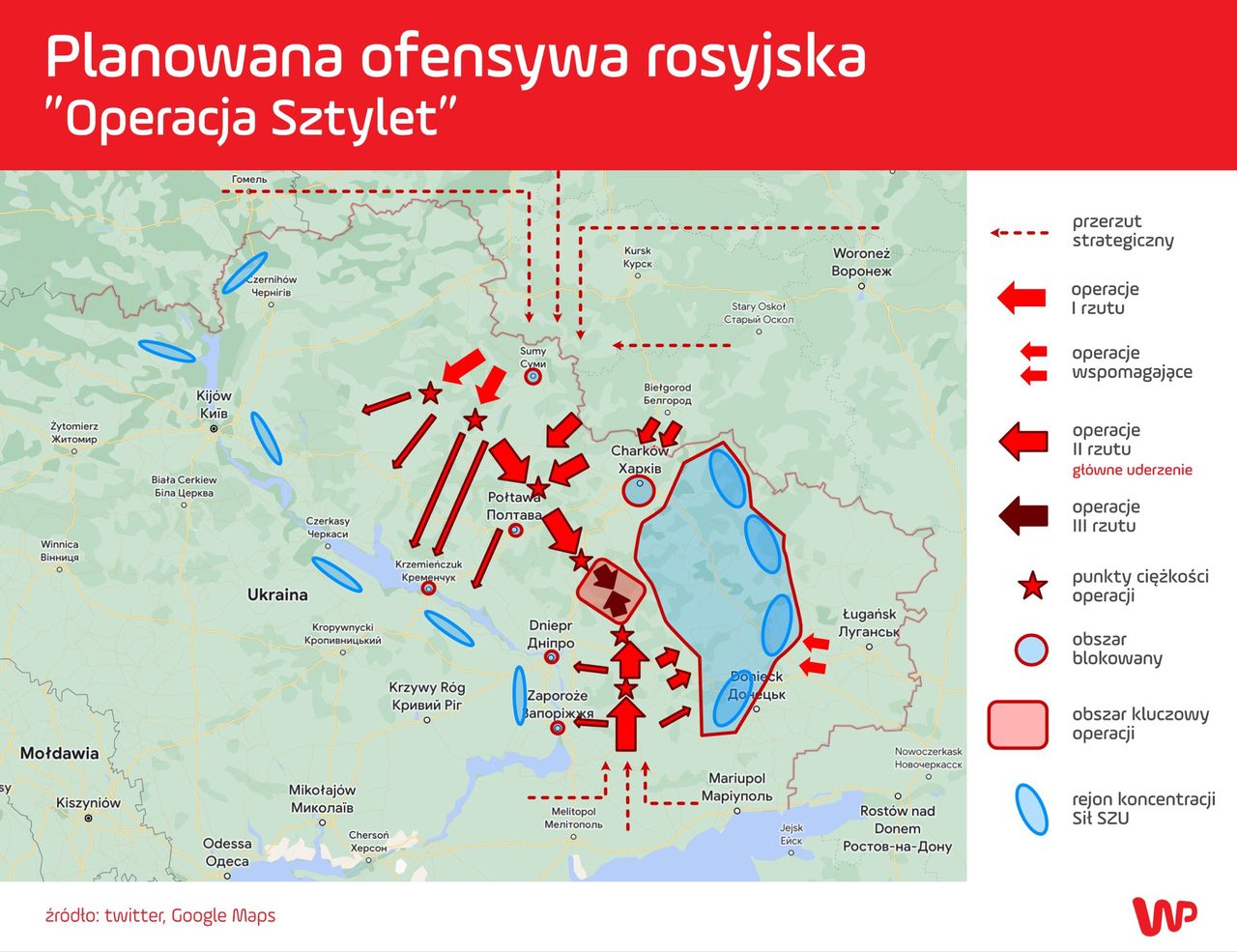 Tak może wyglądać rosyjska ofensywa