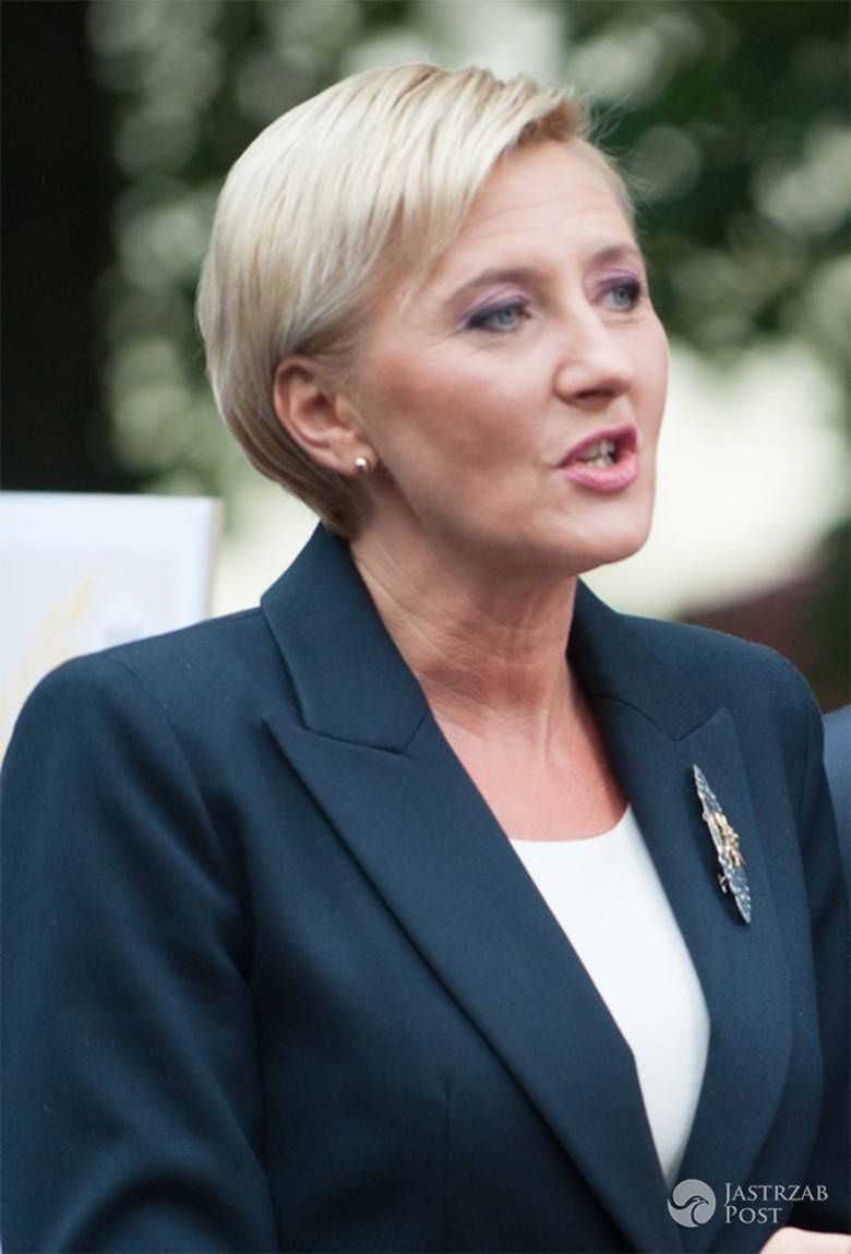 Agata Duda na dożynkach w Spale