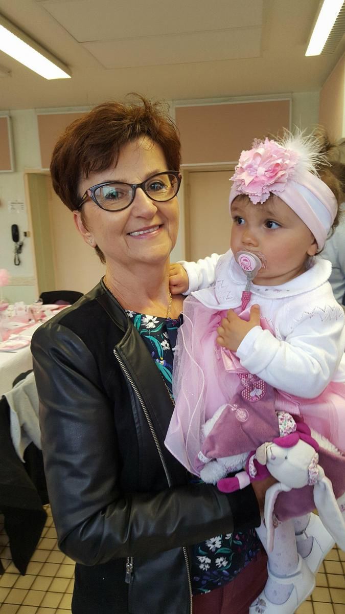 Lucyna ze swoją podopieczną, Lucie