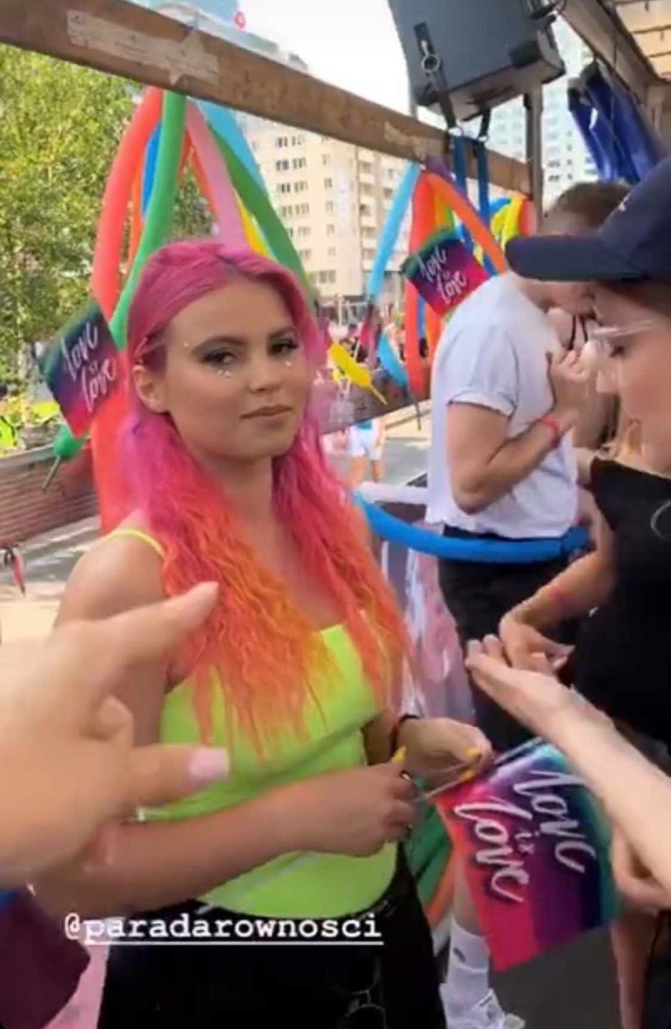 Marta Gałuszewska wspiera Paradę Równości w Warszawie