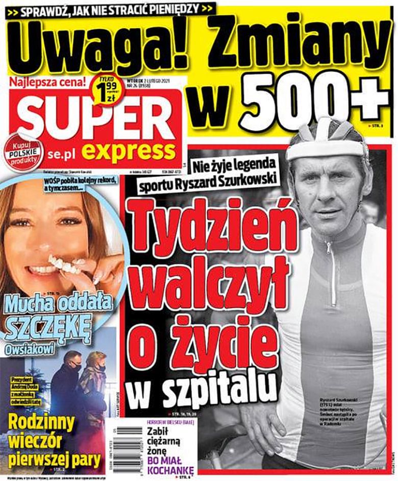 Agata Duda i Andrzej Duda trafili na okładkę tabloidu