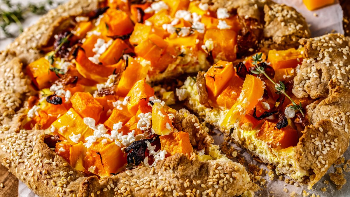 Galette z dynią, to elegancka, francuska tarta 