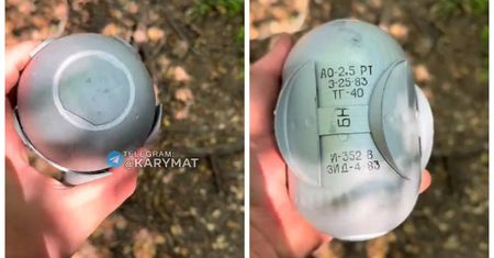 Metalowe "jajko" znalezione w Ukrainie. To dowód na to, że Putin kłamie