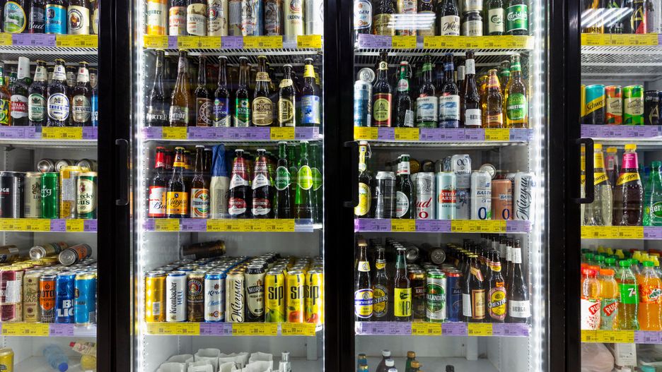 alkohol, sklep