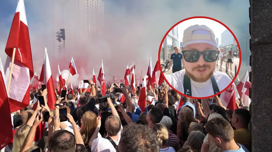 Rosjanin wziął udział w dwóch przemarszach w rocznicę Powstania Warszawskiego