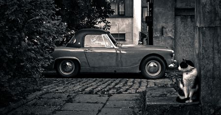 Motoryzacja na czarno-biało