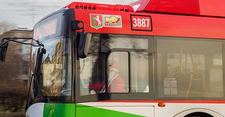 Za kierownice autobusów MPK Lublin zasiądą Mikołaje