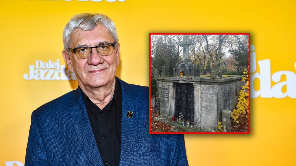 Wiktor Zborowski i grób jego ojca, Adama Zborowskiego