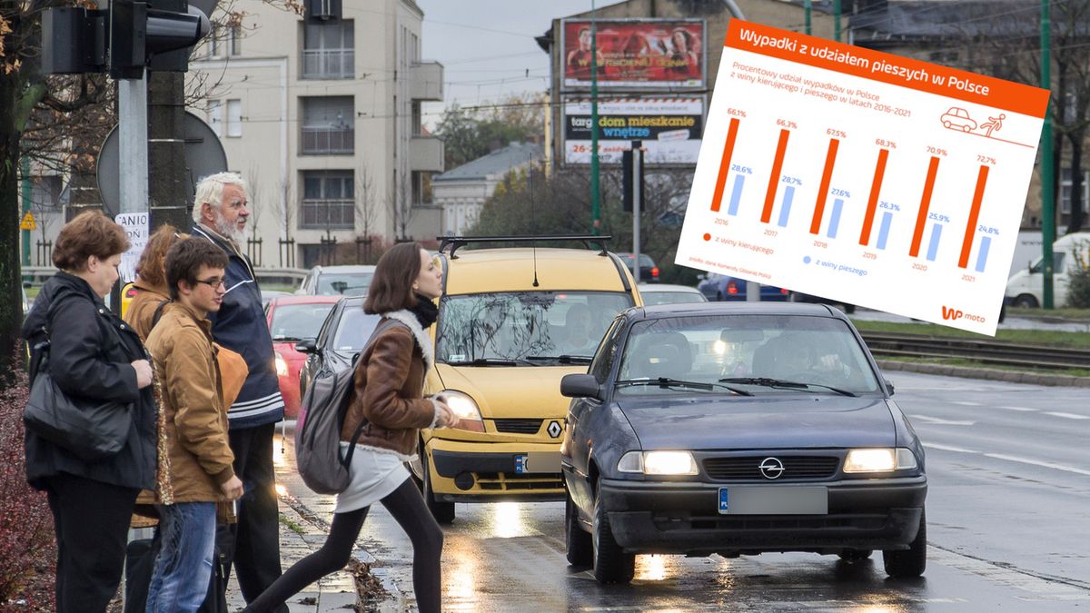 Przekonanie, że to piesi mają więcej na sumieniu, jest błędne