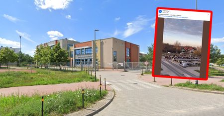Tłum przed szkołą w Gdańsku. Wezwano policję. Oto finał