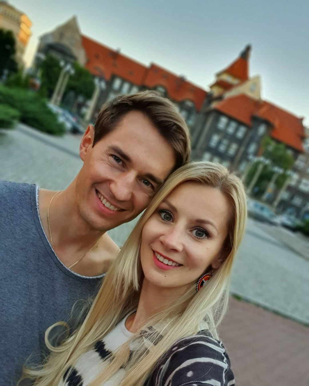 Kamil Stoch z żoną