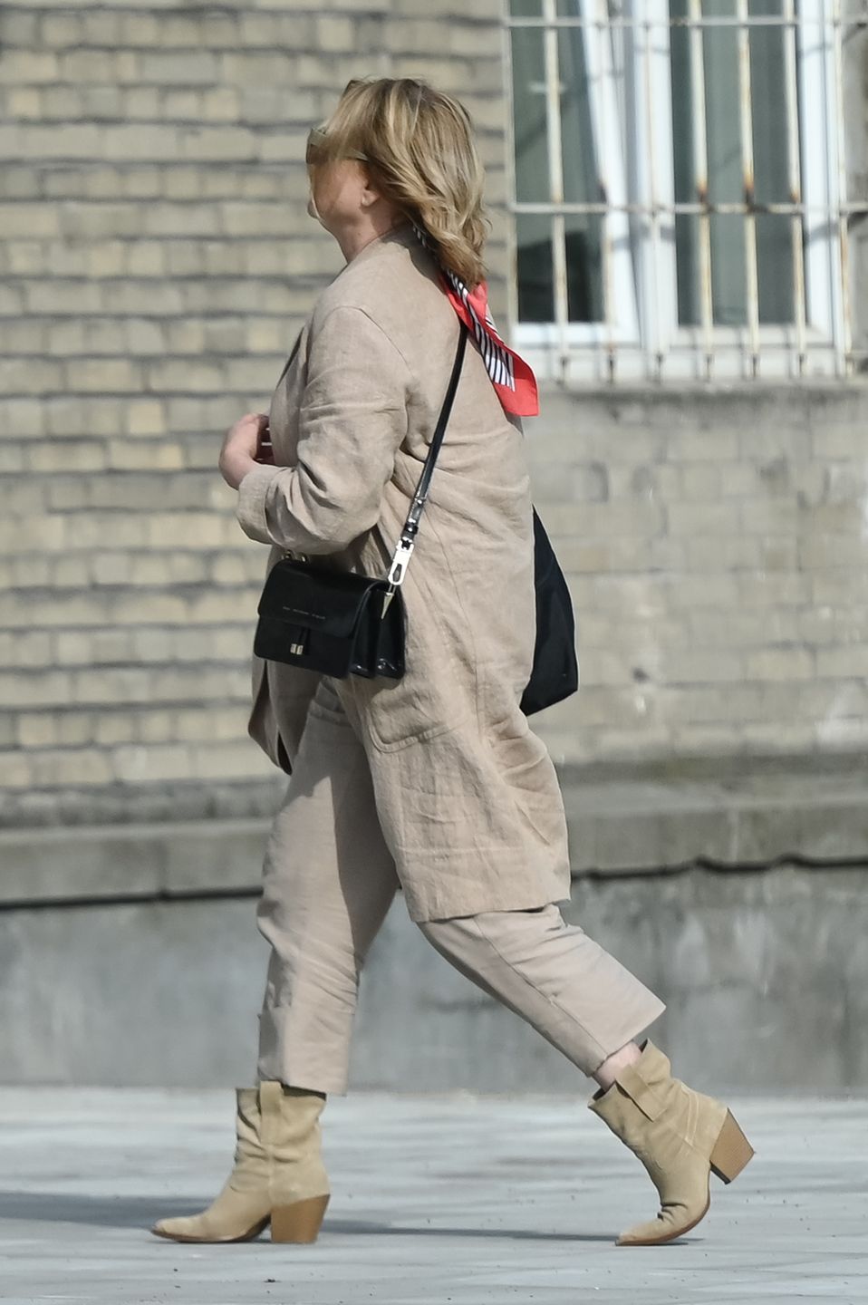 Małgorzata Ostrowska-Królikowska "przyłapana" w drodze na trening