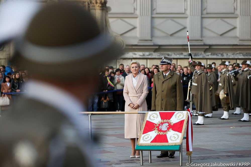 Agata Duda i Andrzej Duda na Wawelu