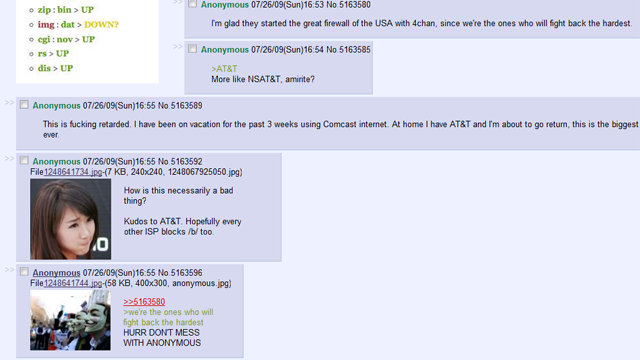 AT&T blokuje swoim klientom dostęp do 4chan 1