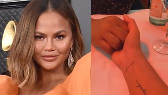 Chrissy Teigen uczciła pamięć zmarłego synka i zrobiła sobie tatuaż z jego imieniem