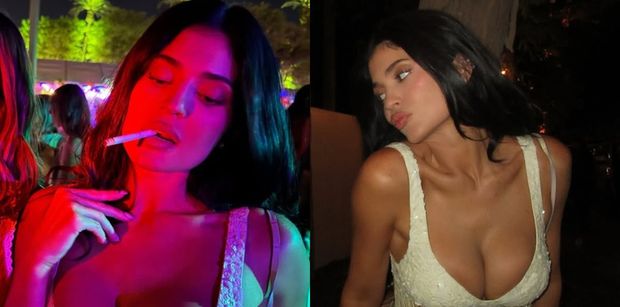 Kylie Jenner wypina imponujący biust na Coachelli. Fajnie się bawi? (ZDJĘCIA)