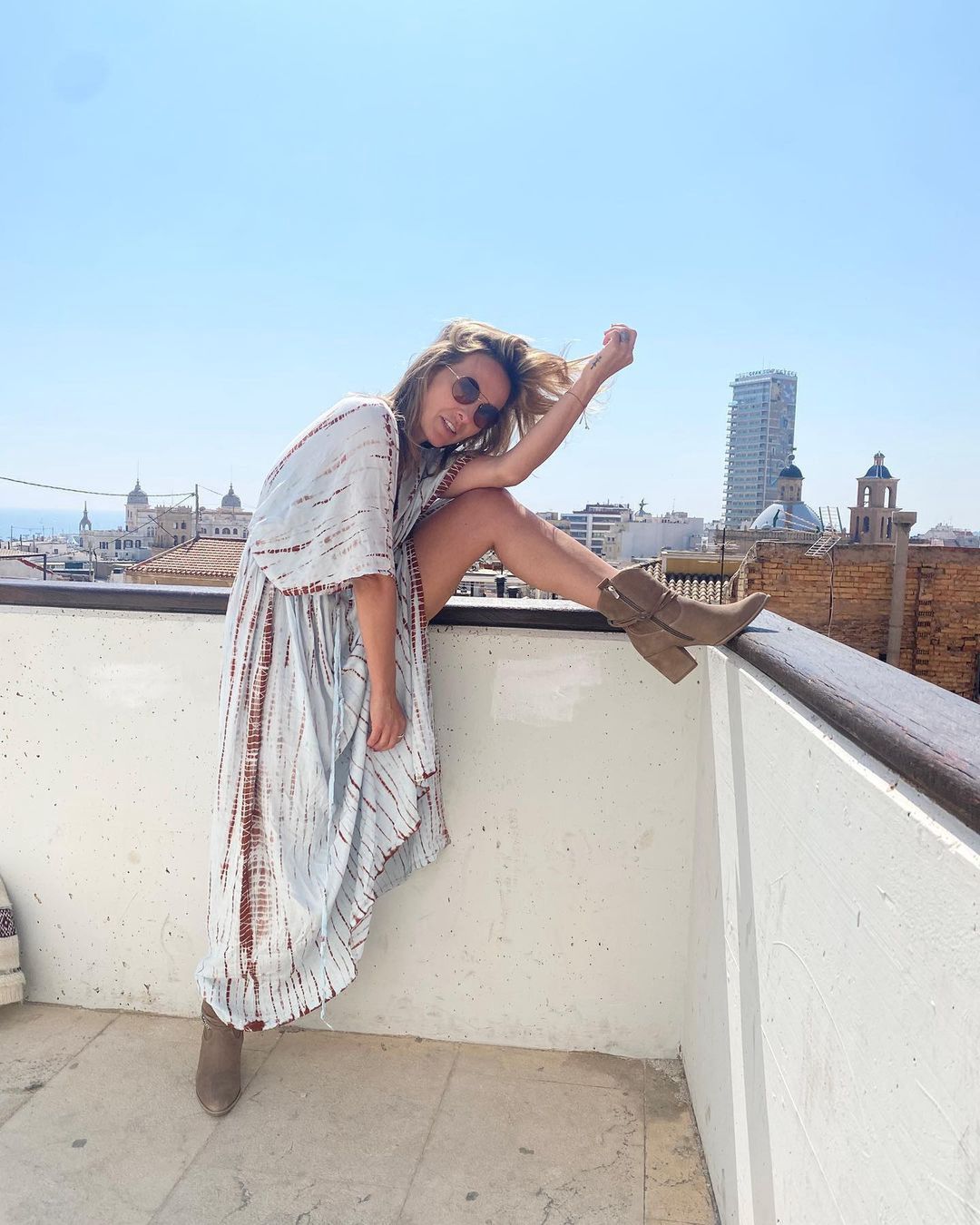 Patrycja Markowska wybrała piaskowe botki / Instagram.com/patrycja_markowska_official