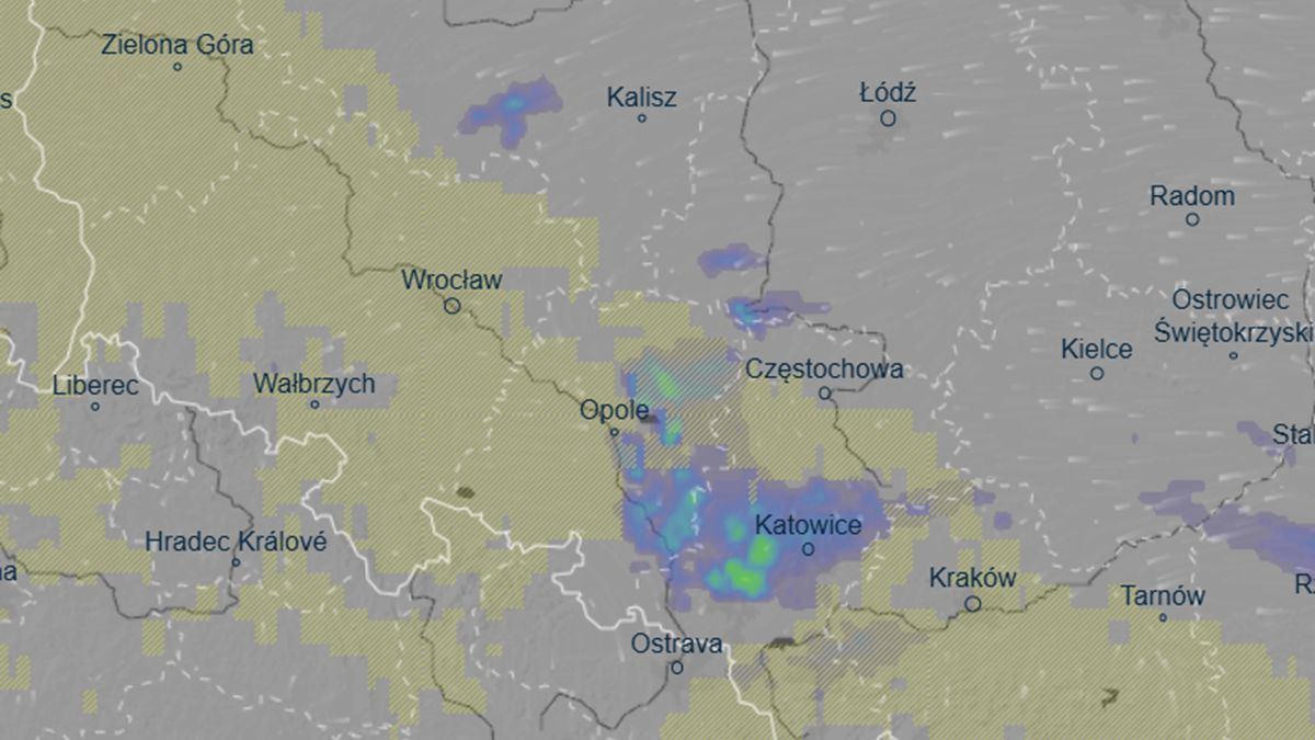 Na południu kraju możliwe burze z deszczem.