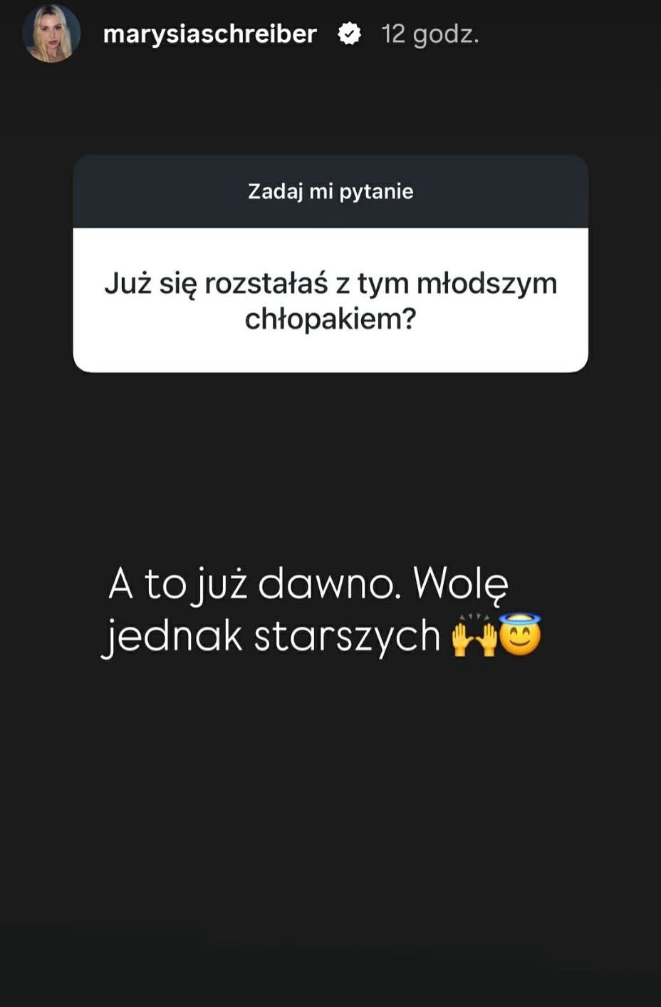 Marianna Schreiber już ROZSTAŁA SIĘ z młodszym o 10 lat Szymonem