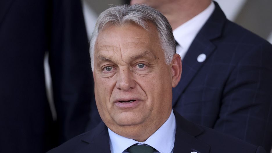 BRUSSELS, BELGIUM - OCTOBER 16: Prime Minister of Hungary Viktor Orban attends the EU-Gulf Cooperation Council summit at Batiment Europa on October 16, 2024 in Brussels, Belgium. The meeting between members of the European Union (EU) and the Gulf Cooperation Council (GCC) is the first-ever summit between the regional intergovernmental bodies, and is set to cover geopolitical topics such as trade, and the ongoing conflicts in Ukraine and the Middle East. (Photo by Jean Catuffe/Getty Images)