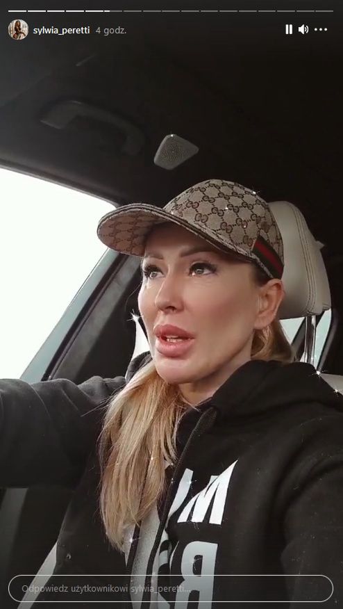 Sylwia Peretti przyłapana przez drogówkę