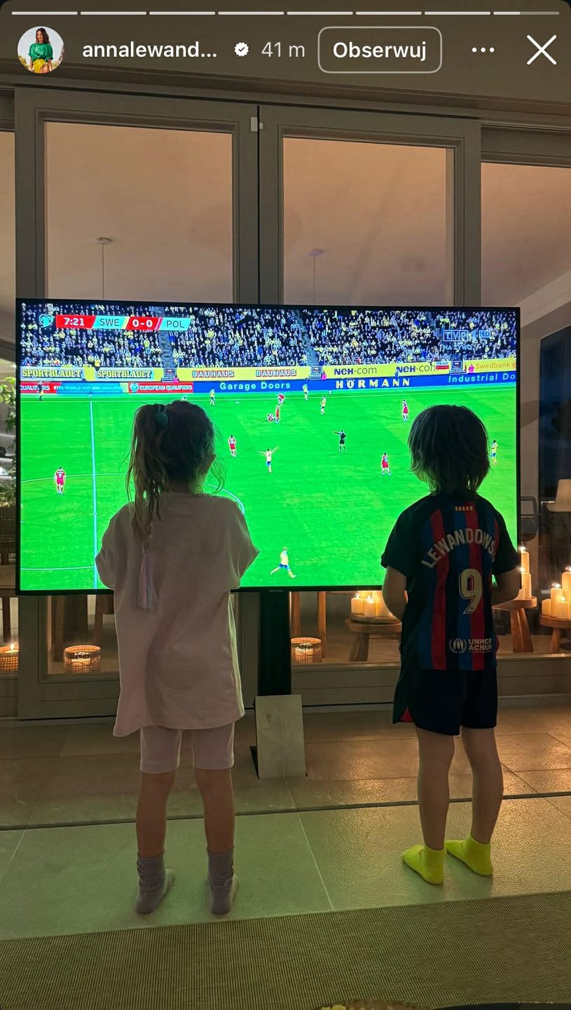 Rodzinka wspiera Lewandowskiego