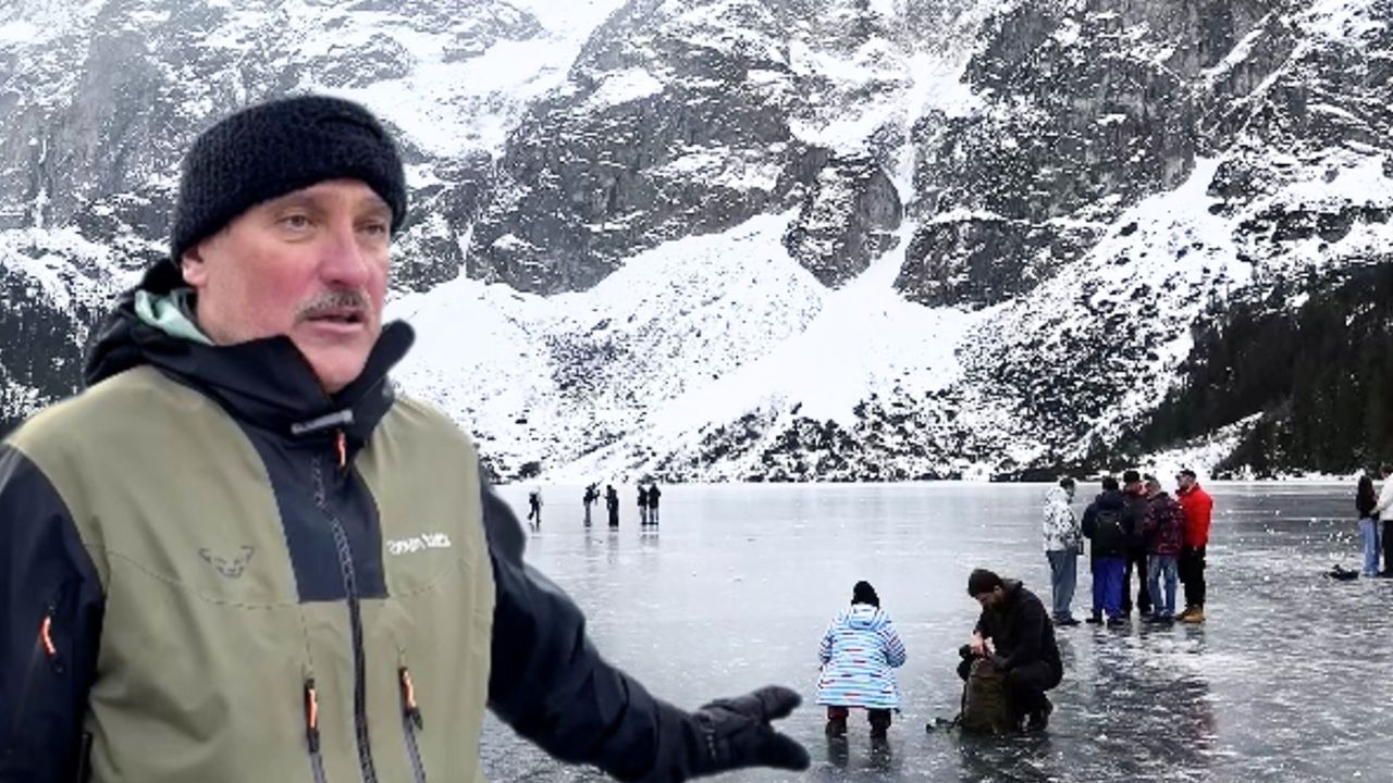 Turyści zapominają o rozsądku. Nagranie z Morskiego Oka