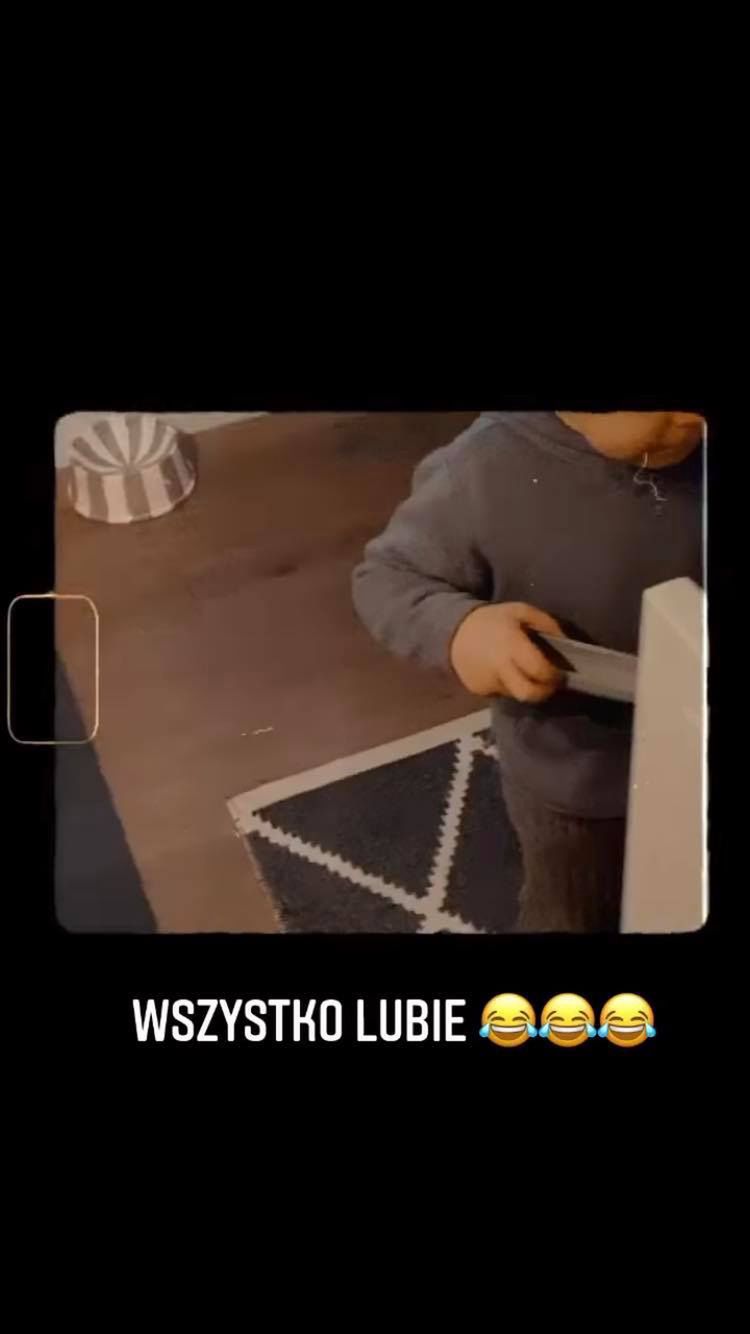 Liam Szczęsny sprząta po Marinie