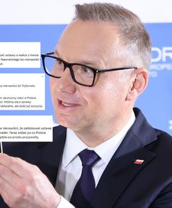 Fala komentarzy po ruchu Dudy. "Rozkochał się w mowie nienawiści"