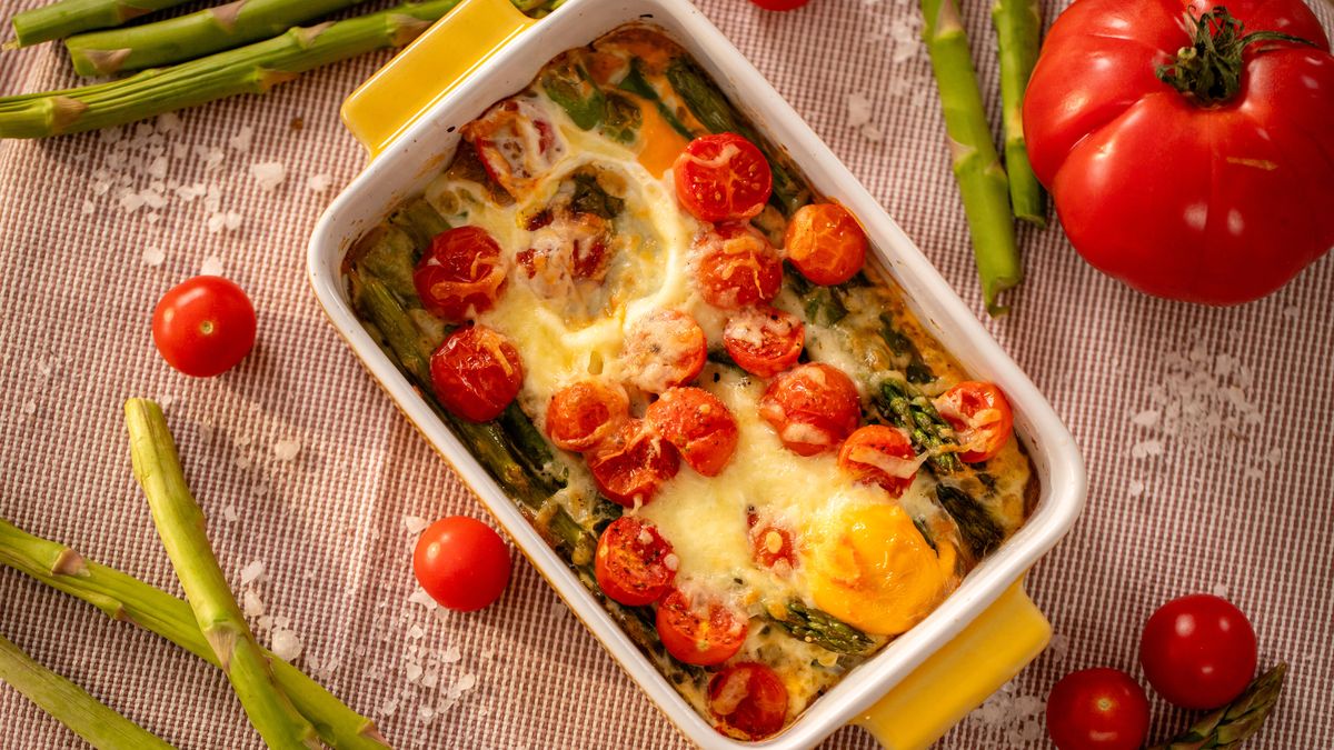 Szparagi z dodatkami