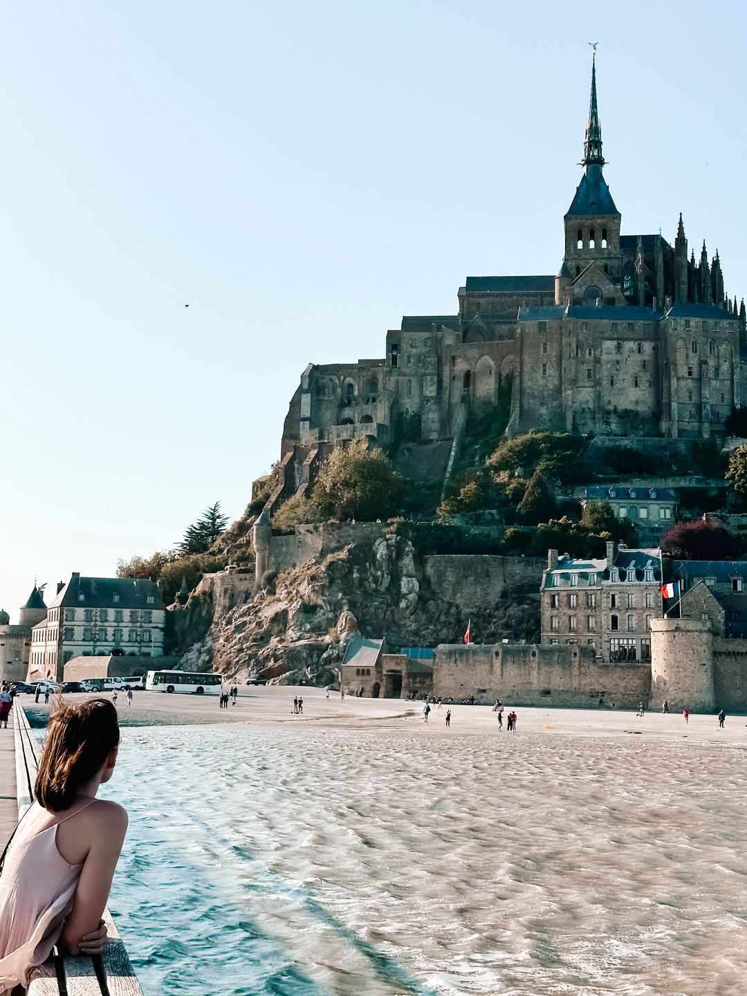 Mont Saint-Michel słynie z największych pływów w Europie