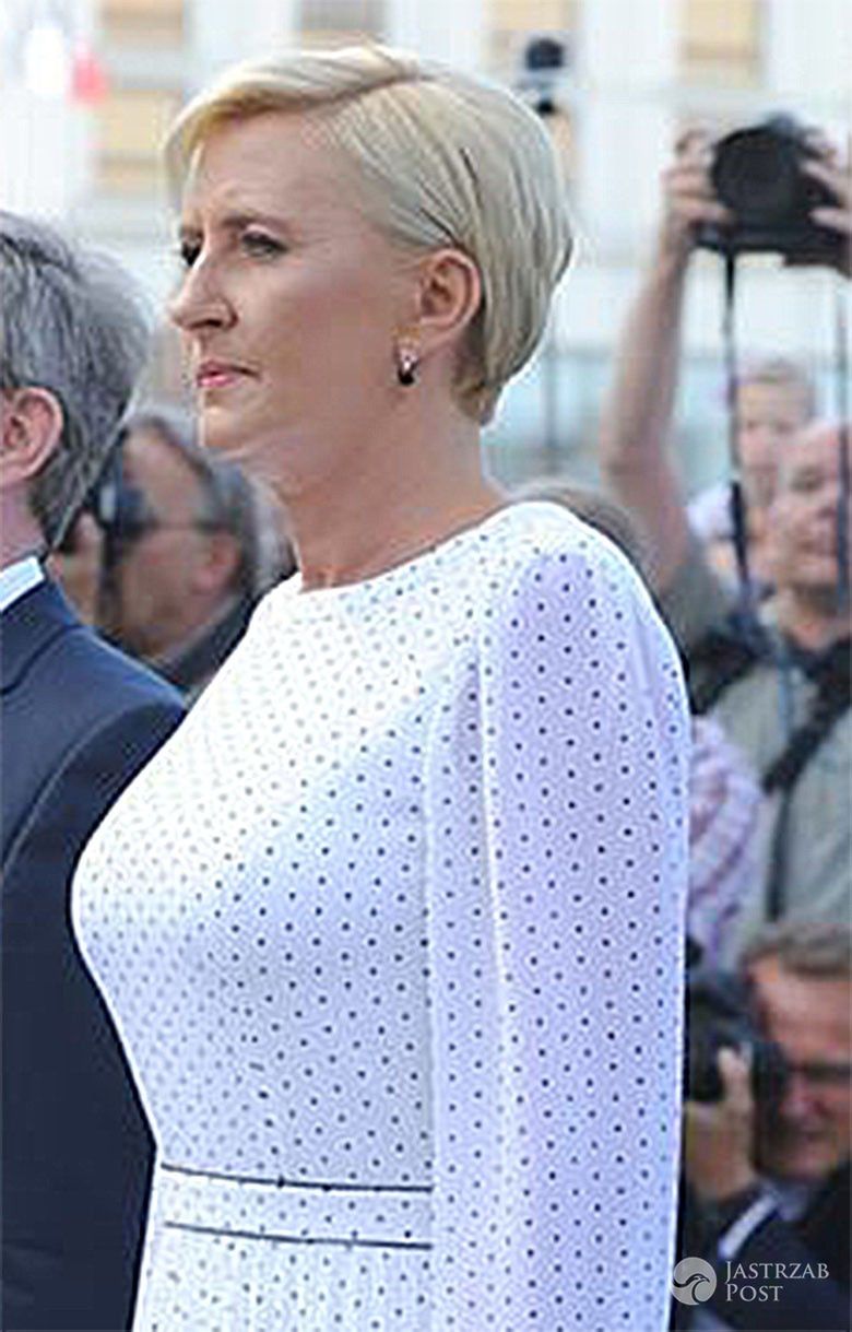 Agata Duda na obchodach Święta Wojska Polskiego 2017