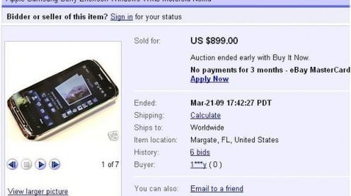 HTC Touch Pro 2 na aukcji eBay 1