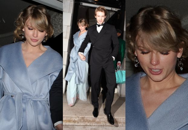 Rozanielona Taylor Swift idzie na imprezę z żądnym sławy ukochanym