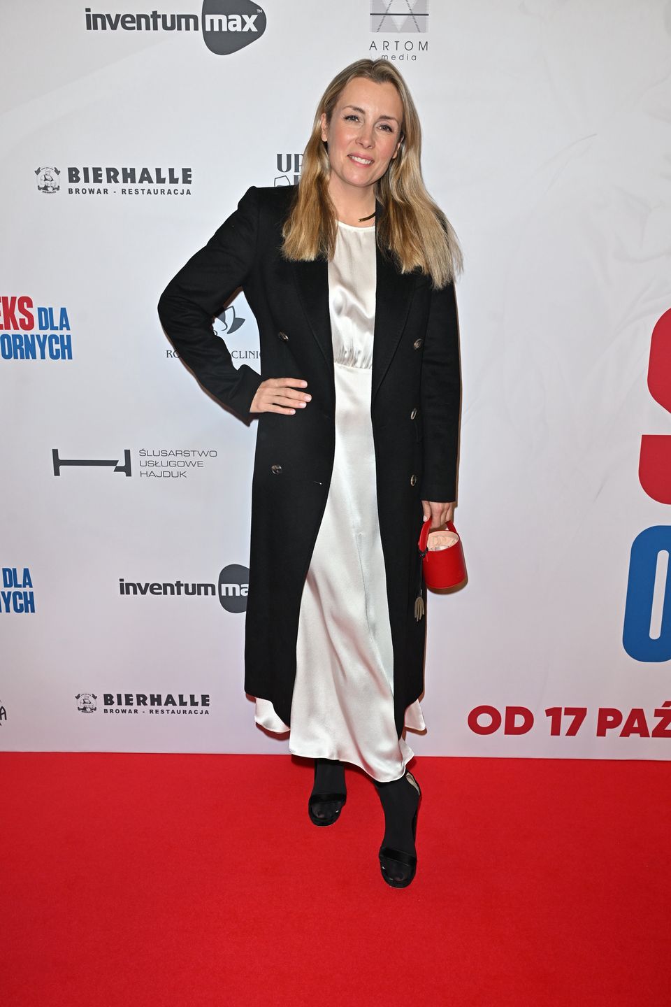 Karolina Ferenstein-Kraśk na premierze filmu "Seks dla opornych"