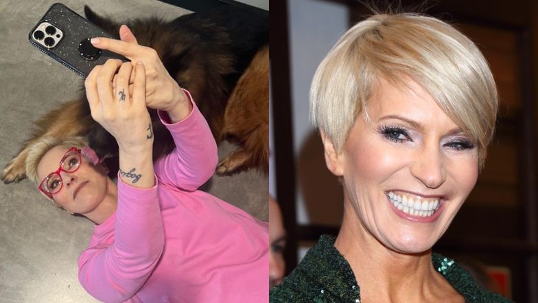 Paulina Smaszcz pozuje z... podłogi w towarzystwie psa: "Takie weekendy to ja uwielbiam" (ZDJĘCIA)