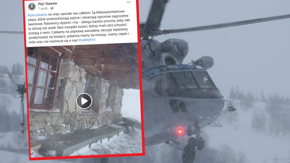 Schronisko odcięte od świata. "Jedzenia mamy na miesiąc"