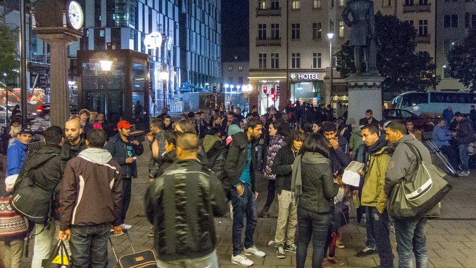 Imigranci z Syrii w Szokholmie