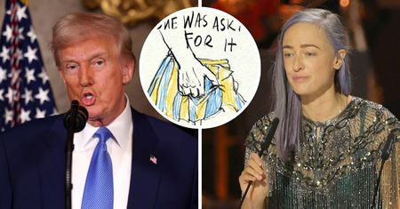 Damięcka odpowiedziała mocną grafiką na słowa Trumpa o Ukrainie. Internauci: "W punkt"