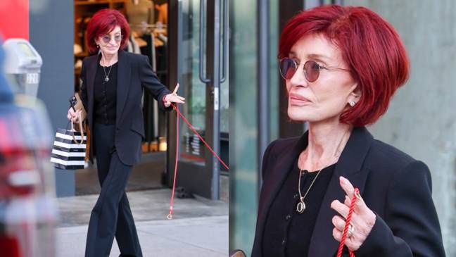 Szczupła Sharon Osbourne wybrała się na zakupy do drogerii